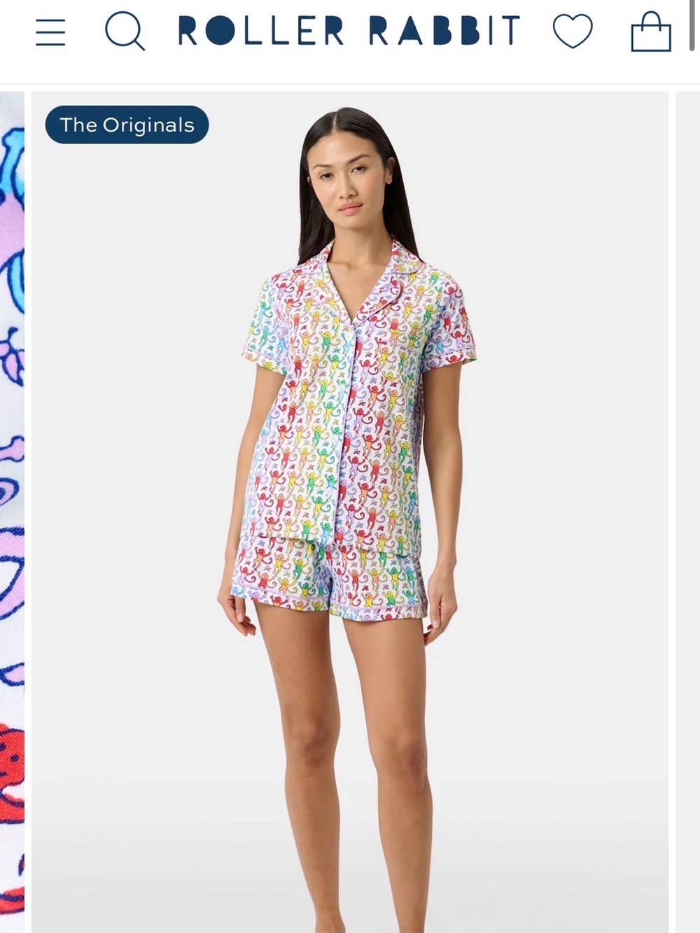 Roller Rabbit Disco Monkey Polo Pajama Set NWT (some sizes currently sold out)
